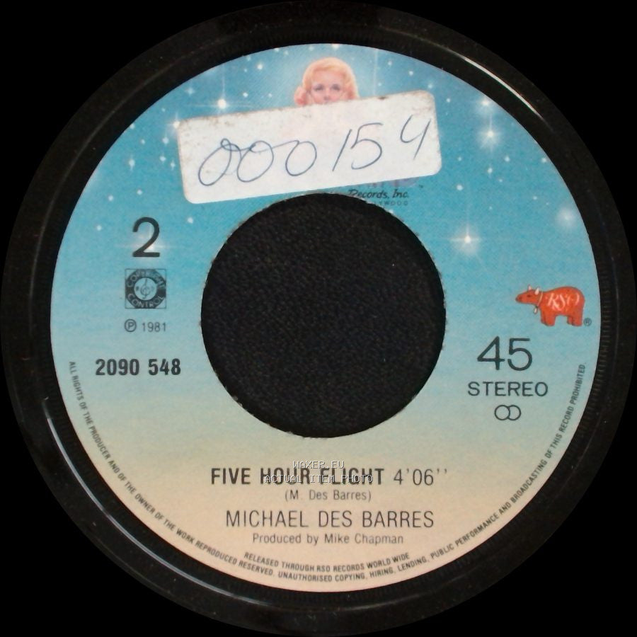 Michael Des Barres - Five Hour Flight / Someone, Somewhere In The Night side A