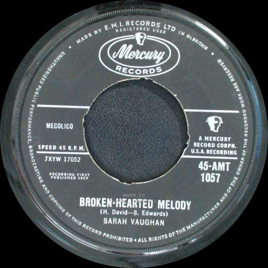 Sarah Vaughan - Misty / Broken-Hearted Melody side B