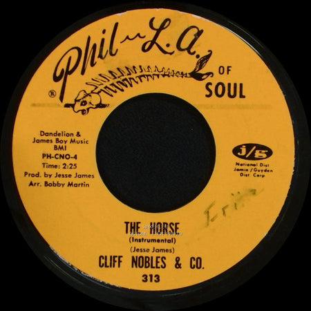 Cliff Nobles & Co. / Cliff Nobles - The Horse / Love Is All Right side A