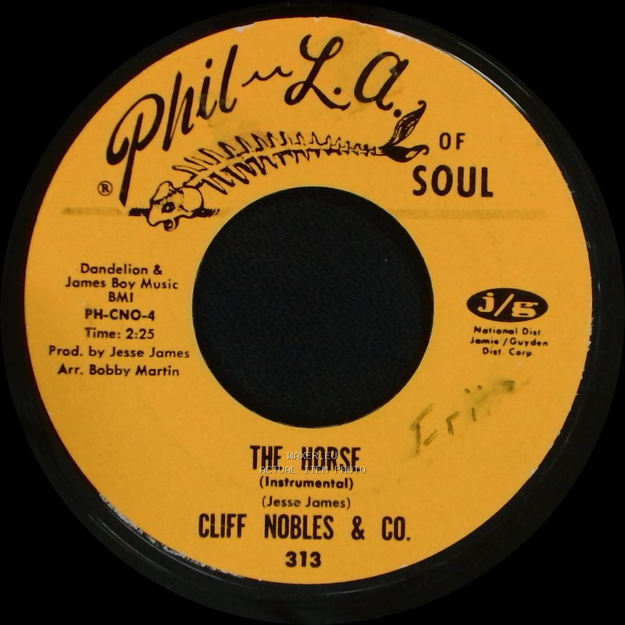 Cliff Nobles & Co. / Cliff Nobles - The Horse / Love Is All Right side A