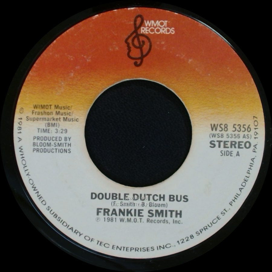 Frankie Smith - Double Dutch Bus / Double Dutch side A