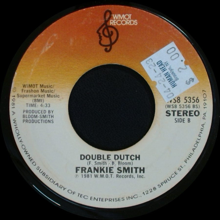 Frankie Smith - Double Dutch Bus / Double Dutch side B
