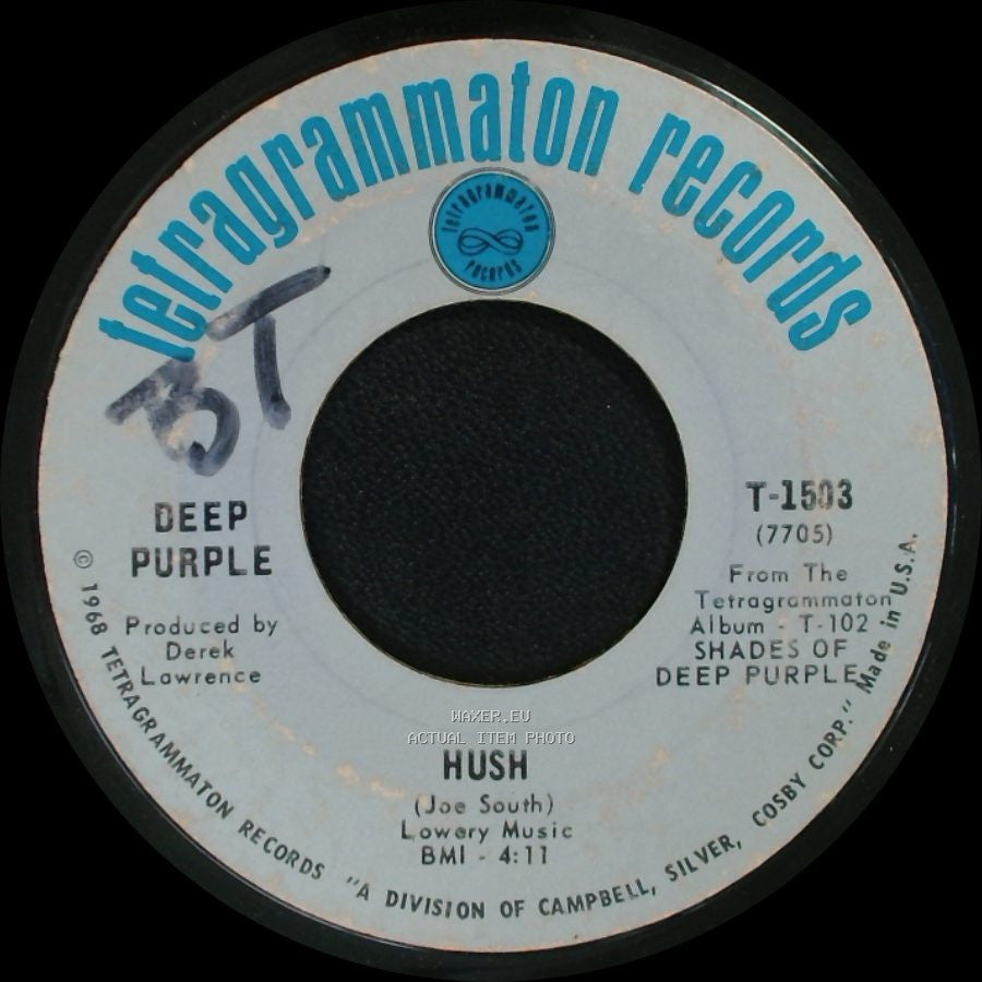Deep Purple - One More Rainy Day / Hush side B