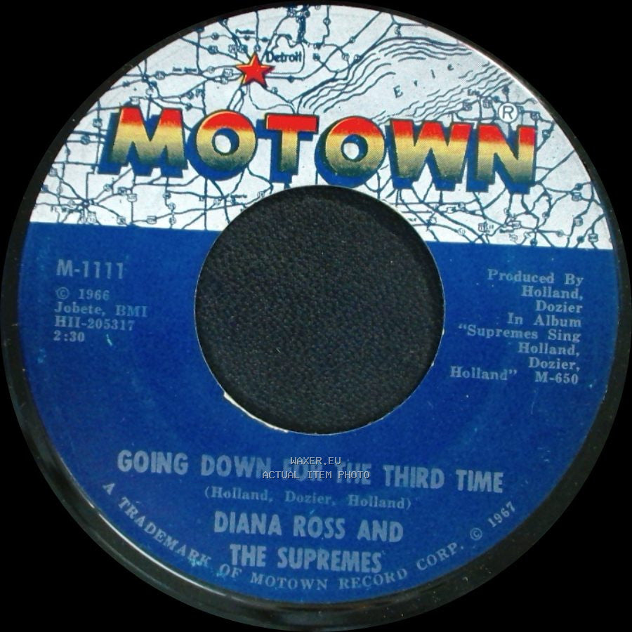 Diana Ross And The Supremes - Reflections / Going Down For The Third Time side B