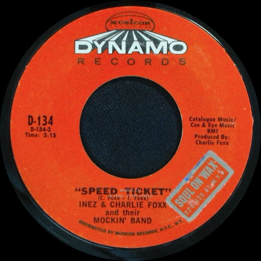 Inez & Charlie Foxx And Their Mockin' Band - We Got A Chance To Be Free / Speed Ticket side B