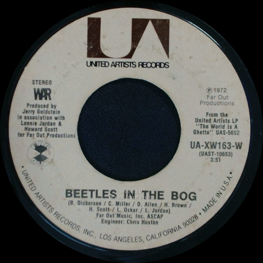 War - Beetles In The Bog / The Cisco Kid side A