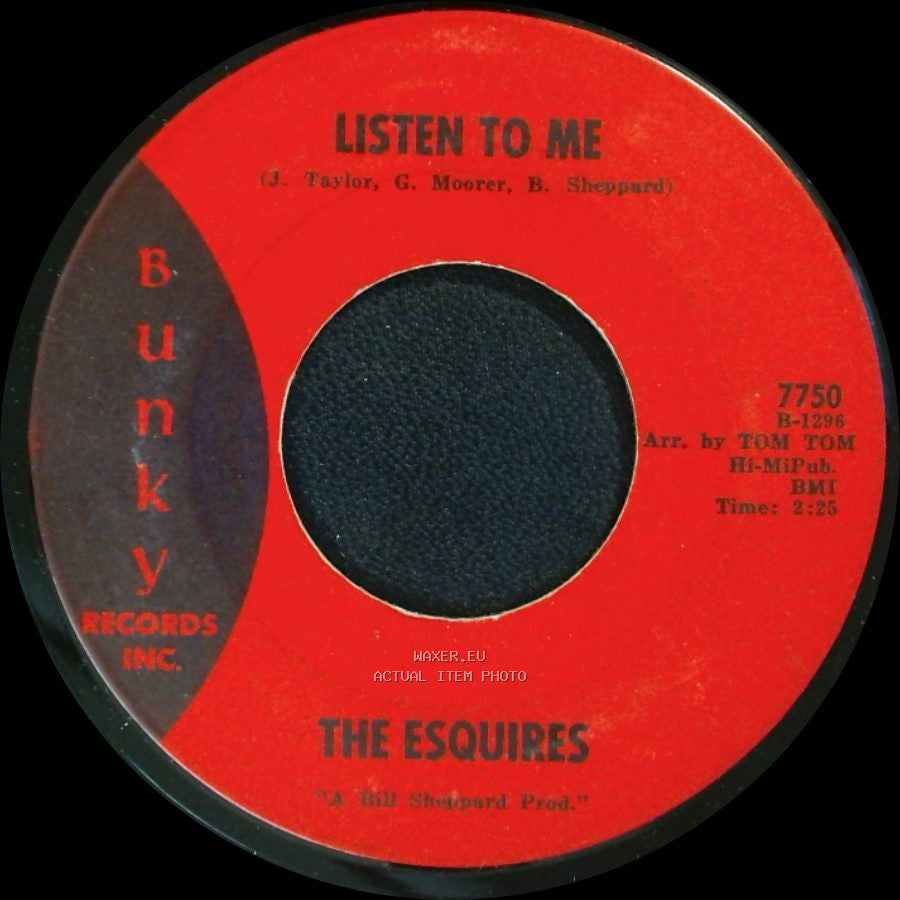 The Esquires - Get On Up / Listen To Me side B