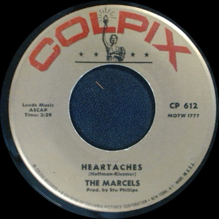 The Marcels - Heartaches / My Love For You side A