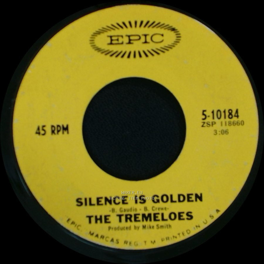 The Tremeloes - Let Your Hair Hang Down / Silence Is Golden side B