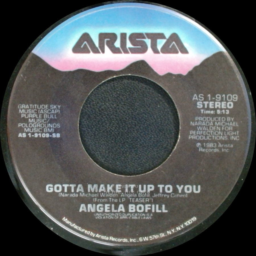 Angela Bofill - I'm On Your Side / Gotta Make It Up To You side B
