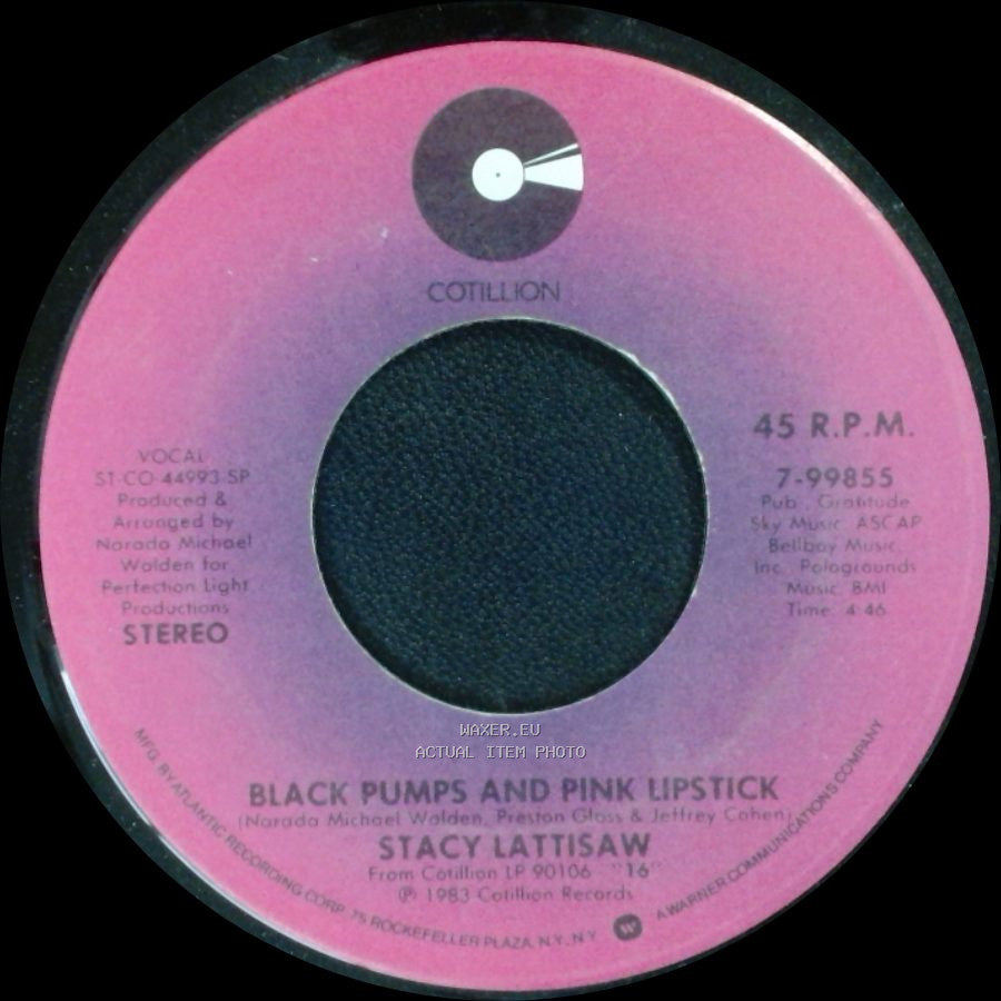 Stacy Lattisaw - Miracles / Black Pumps And Pink Lipstick side B