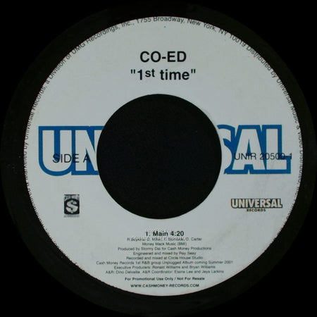 Co-Ed - "1St Time" / My Place side A