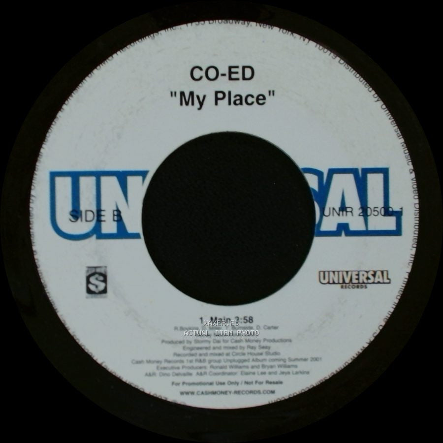 Co-Ed - "1St Time" / My Place side B