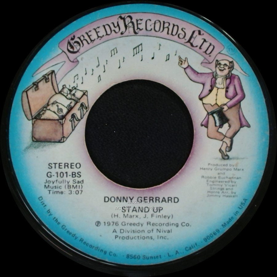Donny Gerrard - Stand Up / Words (Are Impossible) side A