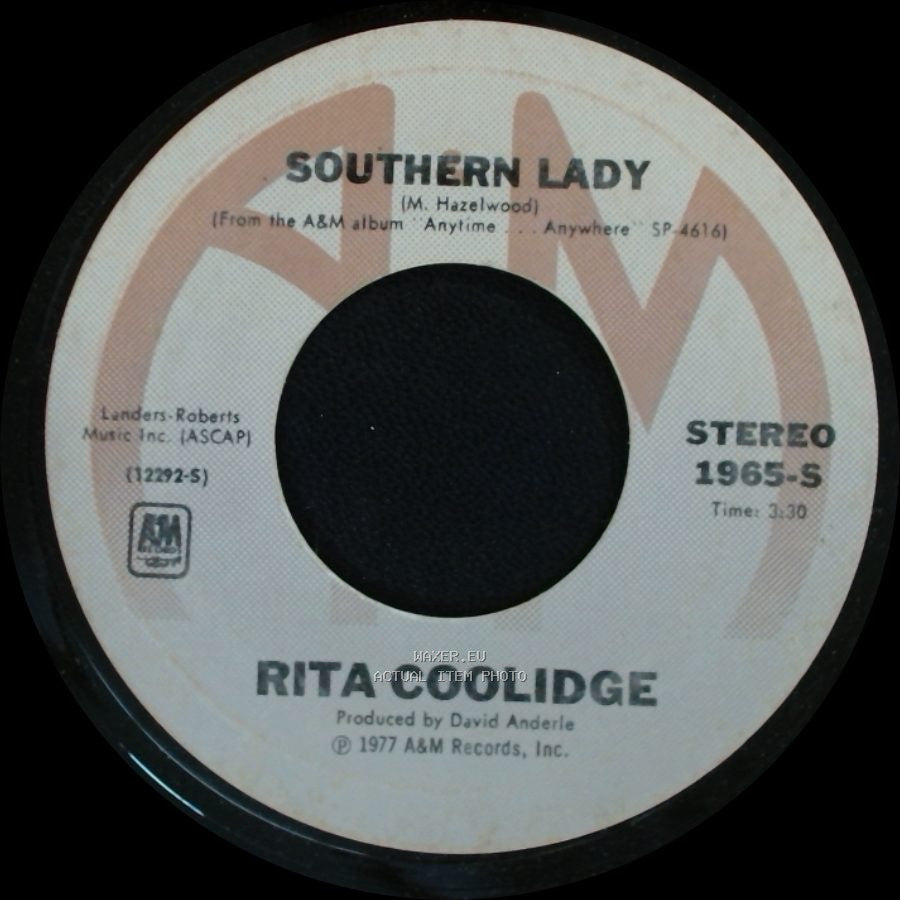 Rita Coolidge - Southern Lady / We're All Alone side A
