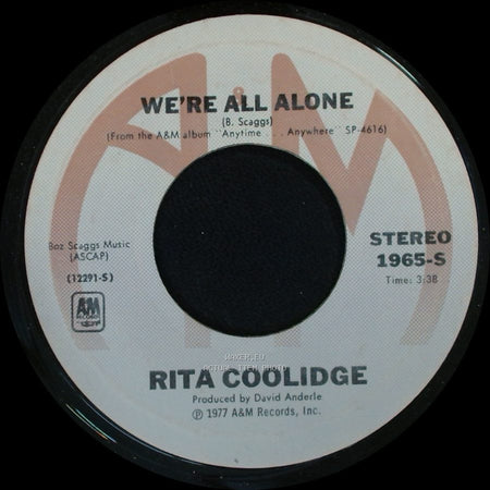 Rita Coolidge - Southern Lady / We're All Alone side B