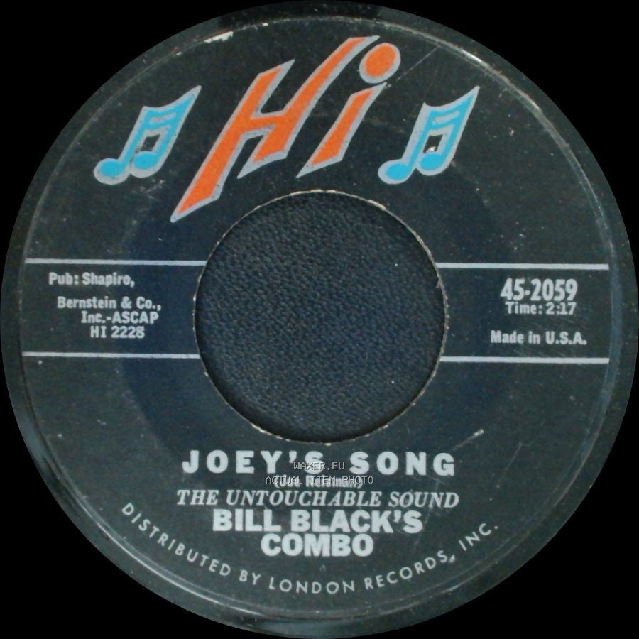Bill Black's Combo - Hot Taco / Joey's Song side B