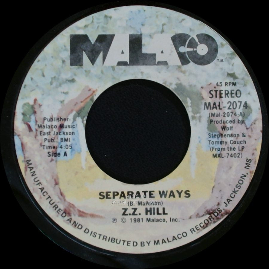 Z.Z. Hill - Separate Ways / Chained To Your Love side A