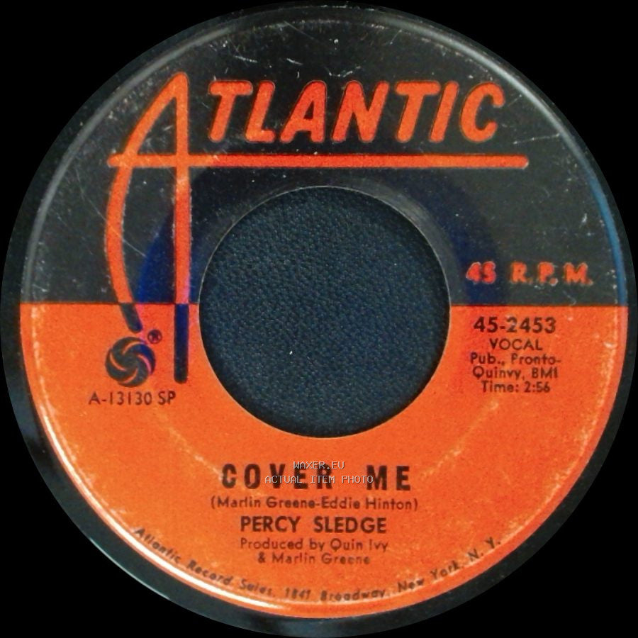 Percy Sledge - Cover Me / Behind Every Great Man There's A Woman side A