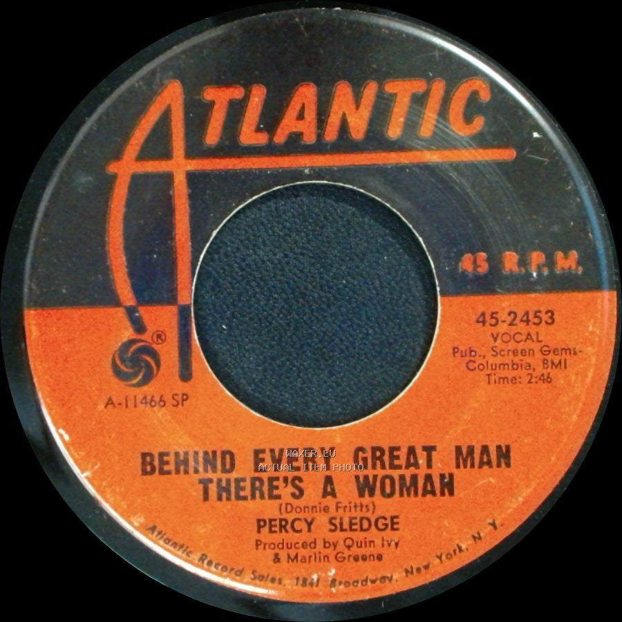 Percy Sledge - Cover Me / Behind Every Great Man There's A Woman side B
