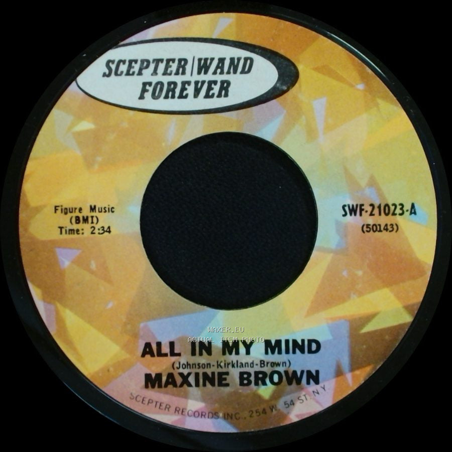 Maxine Brown - All In My Mind / You Do Something To Me side A