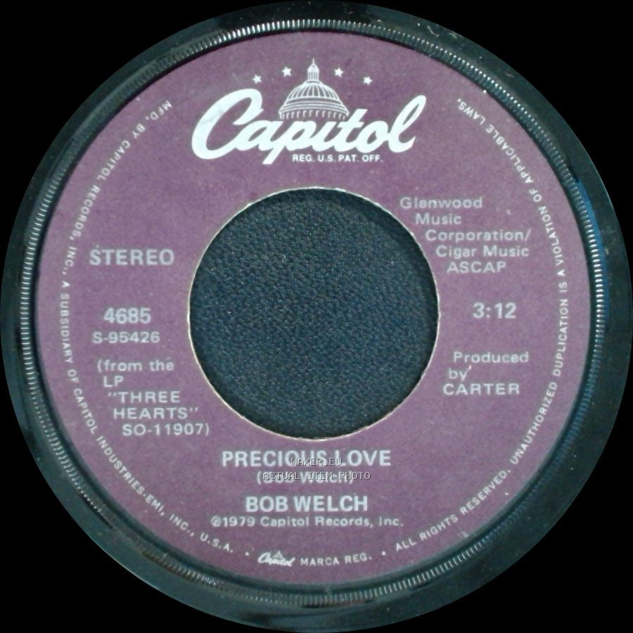 Bob Welch - Precious Love / Something Strong side A