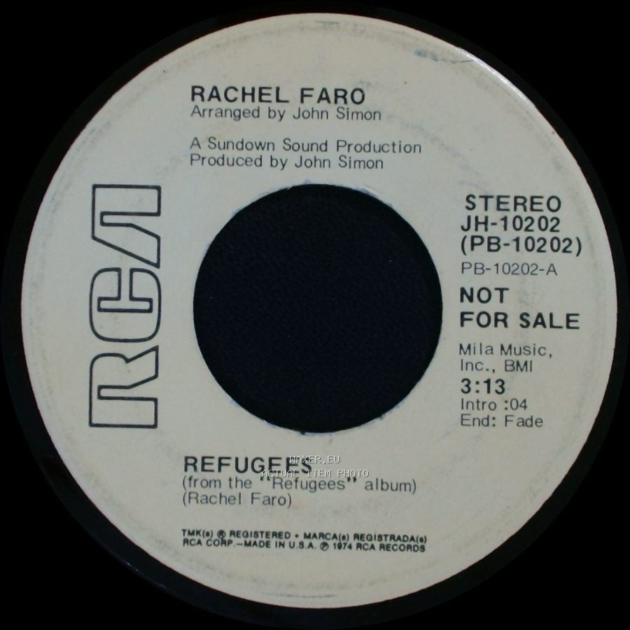 Rachel Faro - Refugees / Refugees side A