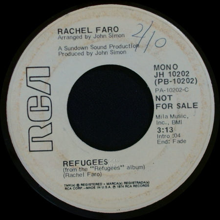 Rachel Faro - Refugees / Refugees side B