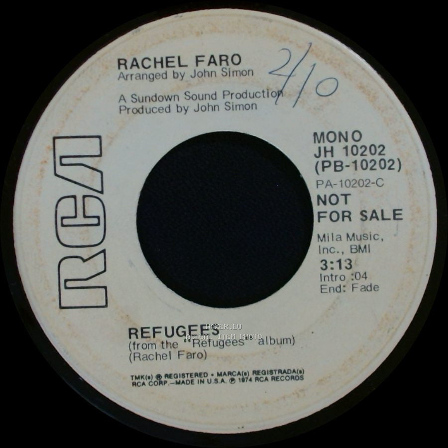 Rachel Faro - Refugees / Refugees side B