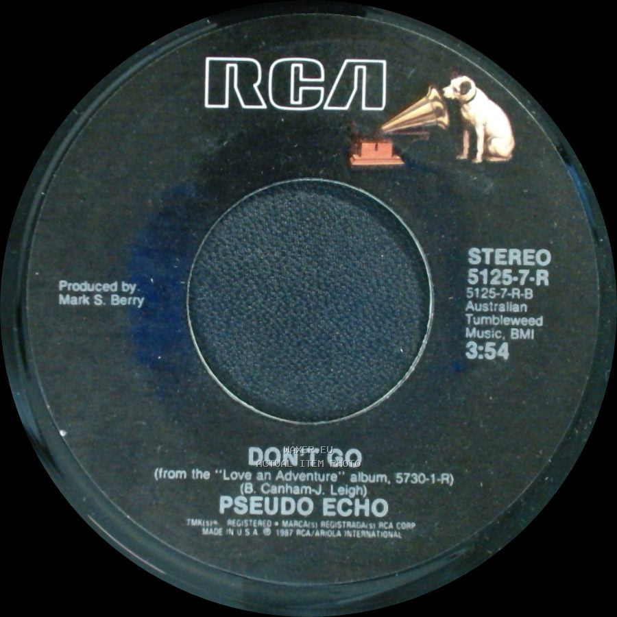 Pseudo Echo - Don't Go / Living In A Dream side A