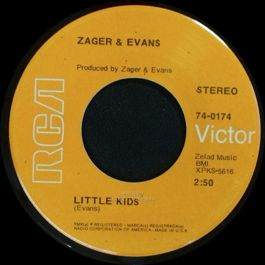 Zager & Evans - In The Year 2525 (Exordium & Terminus) / Little Kids side B