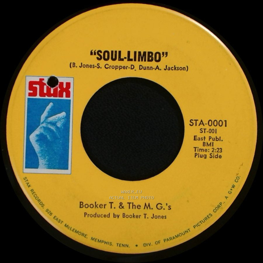 Booker T. & The M. G.'s - Heads Or Tails / Soul-Limbo side B