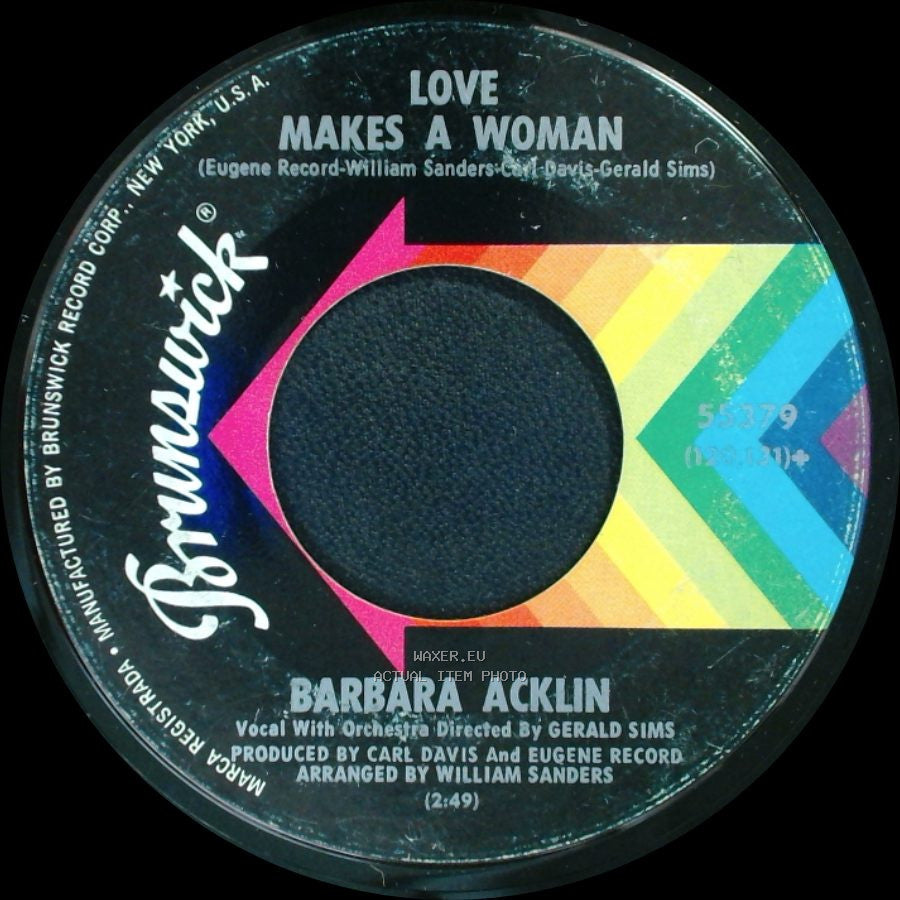 Barbara Acklin - Love Makes A Woman / Come And See Me Baby side A