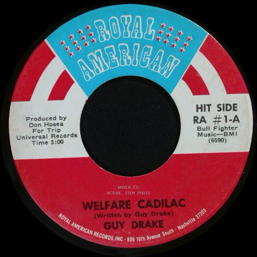 Guy Drake - Keep Off My Grass / Welfare Cadilac side B