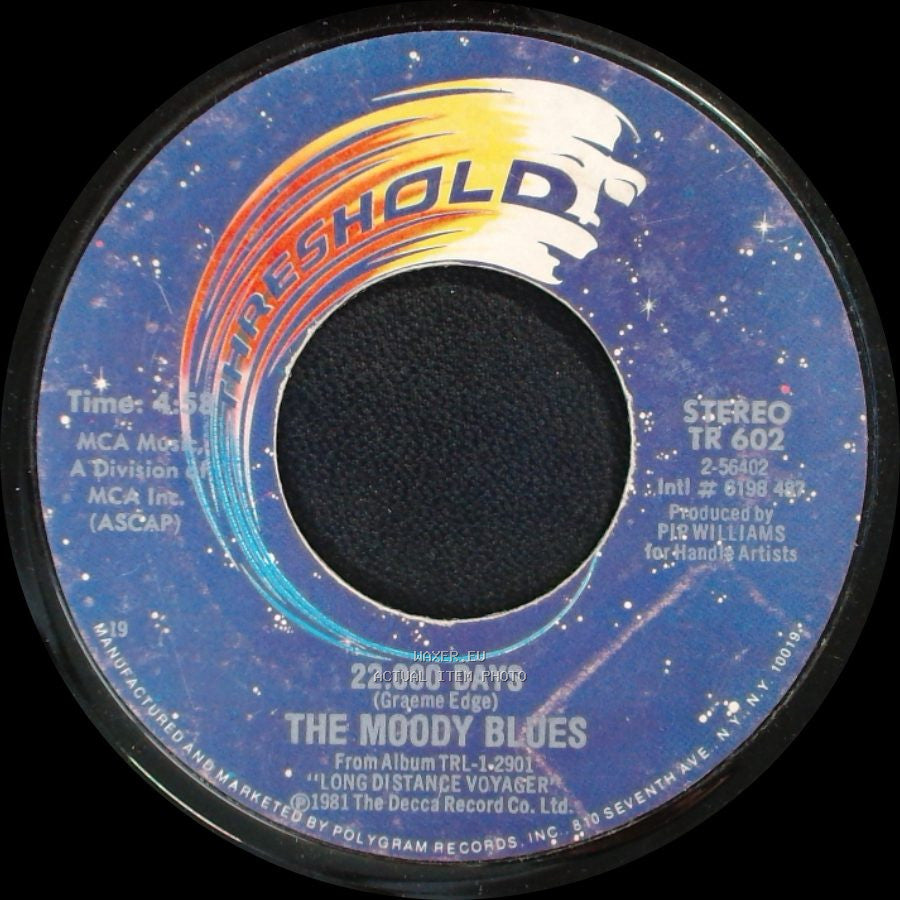 The Moody Blues - The Voice / 22,000 Days side B