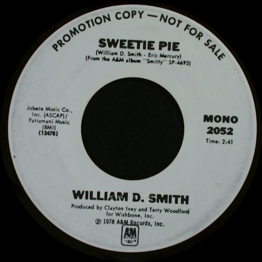 William D. Smith - Sweetie Pie / Sweetie Pie side A