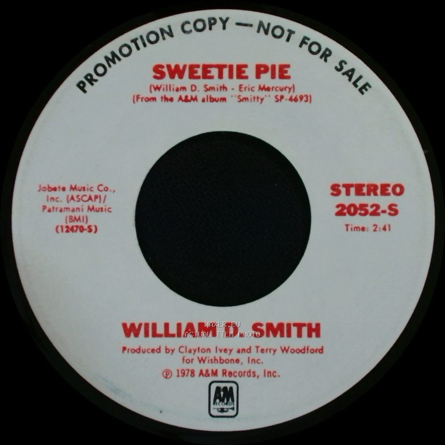 William D. Smith - Sweetie Pie / Sweetie Pie side B