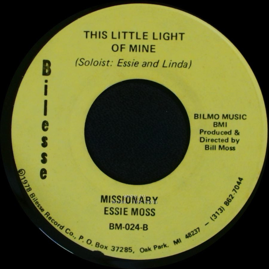 Essie Moss - Missionary / Missionary side A