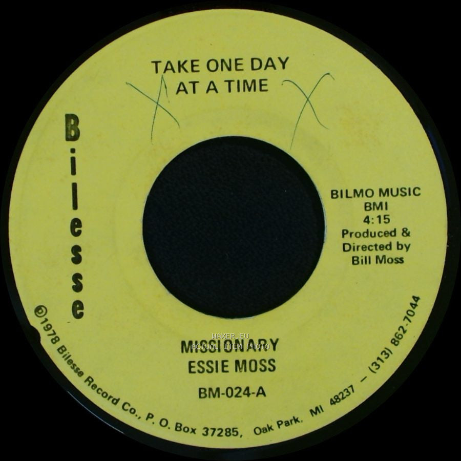 Essie Moss - Missionary / Missionary side B