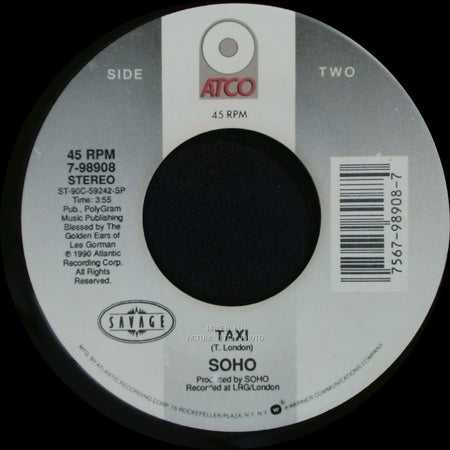 Soho - Hippychick / Taxi side B