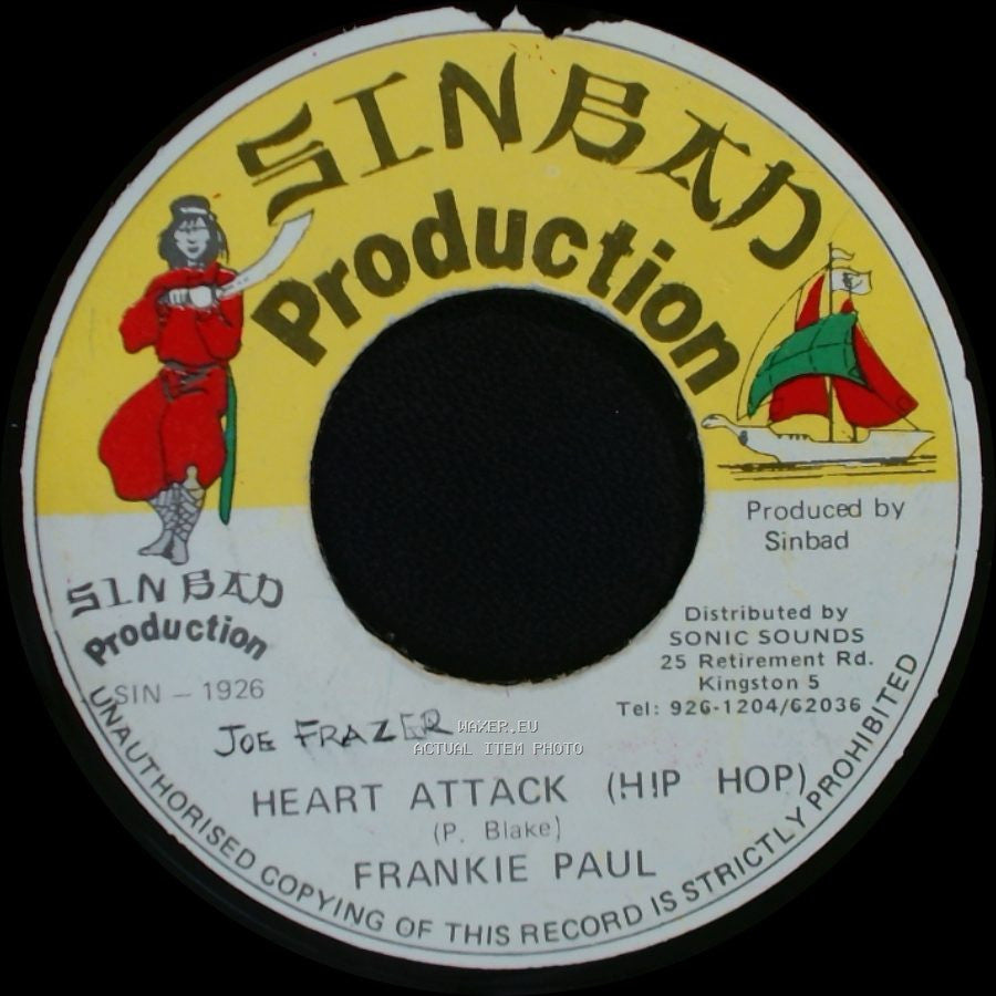 Frankie Paul - Hip Hop Mix / Heart Attack (Hip Hop) side B