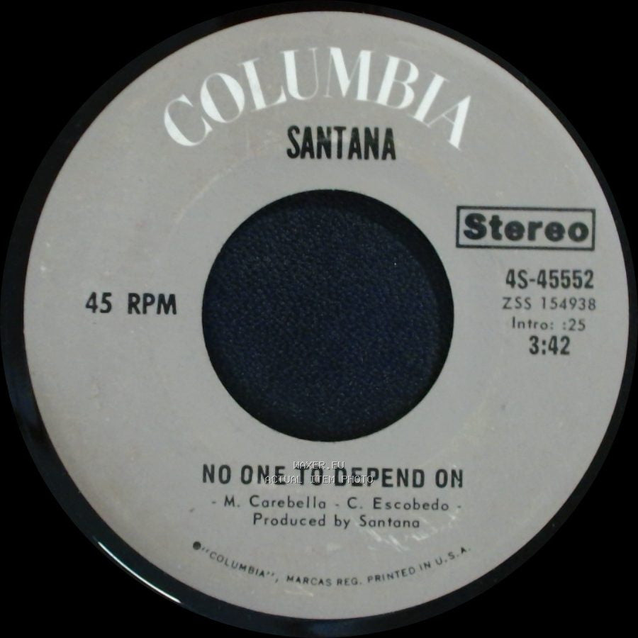 Santana - No One To Depend On / Taboo side A