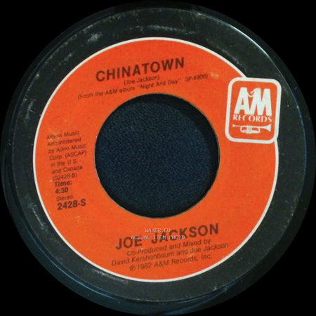 Joe Jackson - Chinatown / Steppin' Out side A