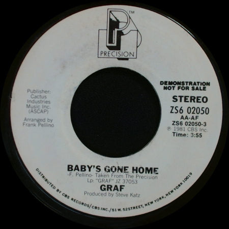Graf - Baby's Gone Home / Baby's Gone Home side B
