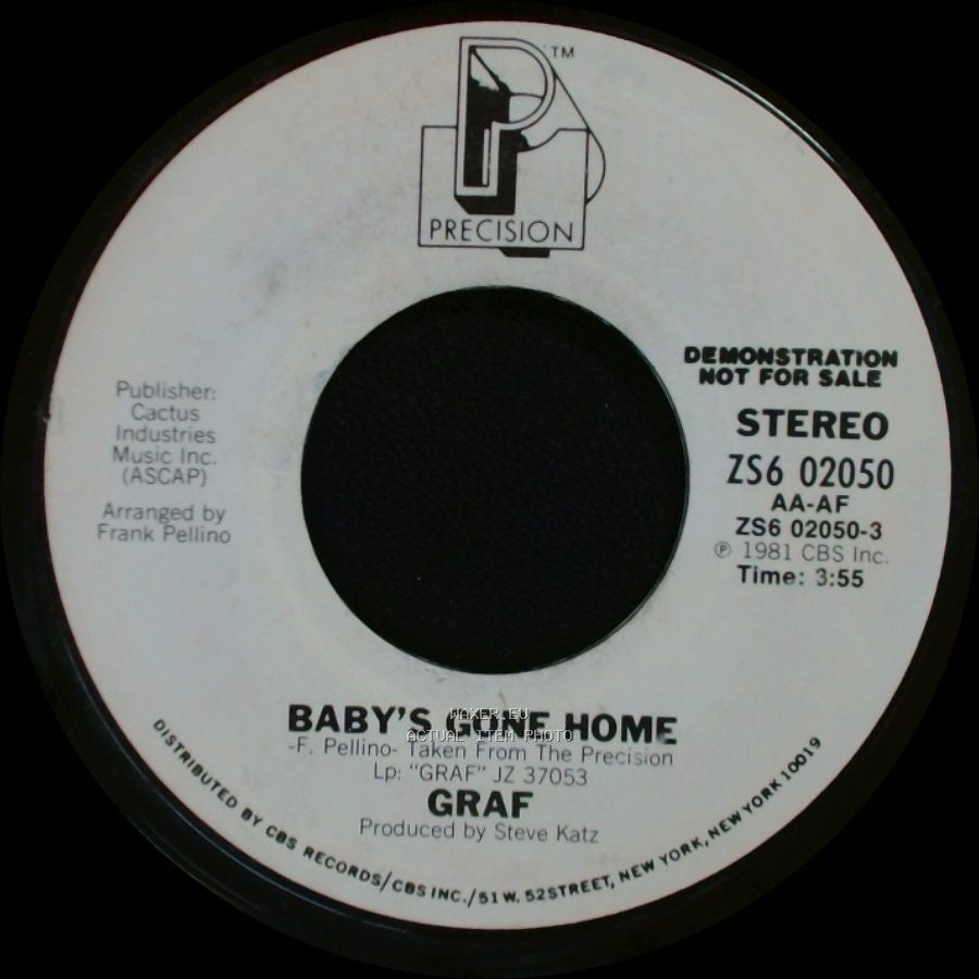 Graf - Baby's Gone Home / Baby's Gone Home side B