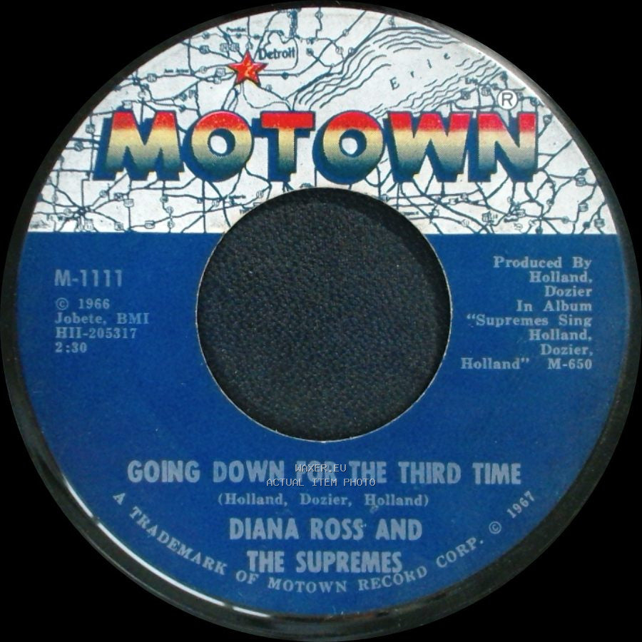 Diana Ross And The Supremes - Reflections / Going Down For The Third Time side B