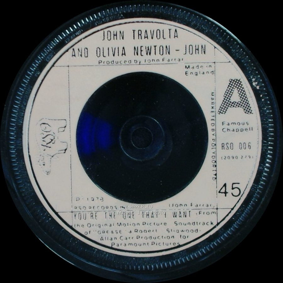 Ernie Watts / John Travolta And Olivia Newton-John - Sax Solo: Alone At A Drive-In Movie / You're The One That I Want side B