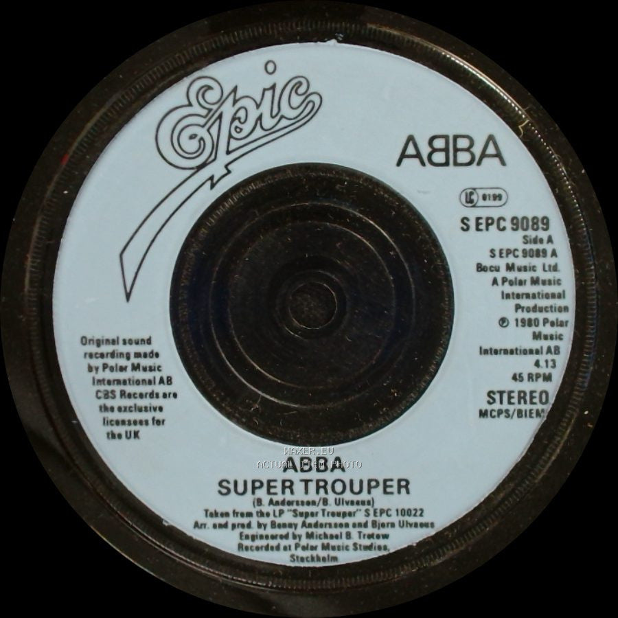 Abba - Super Trouper / The Piper side A