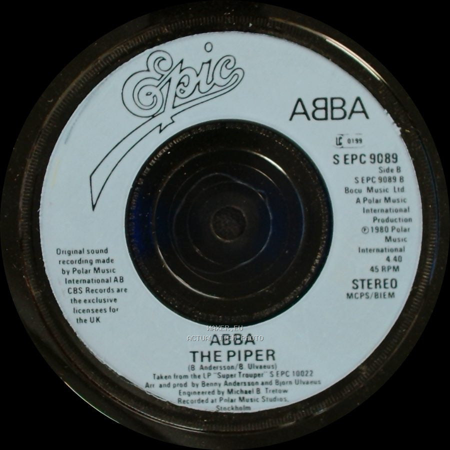 Abba - Super Trouper / The Piper side B
