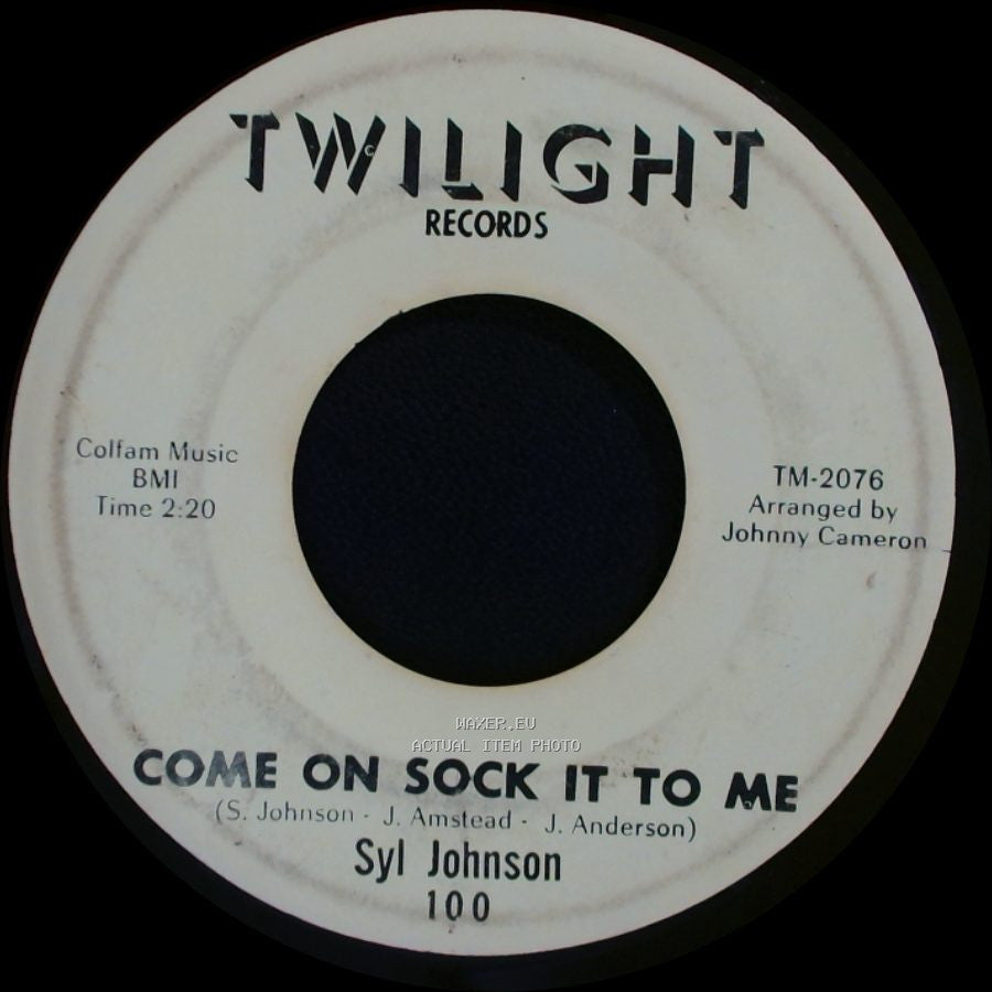 Syl Johnson - Try Me / Come On Sock It To Me side B